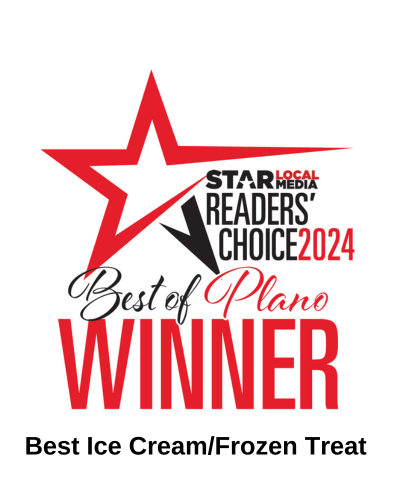 Image of Award for the Star Local Media Reader's Choice 2024 Best of Plano Winner for Best Ice Cream or Frozen Treat.